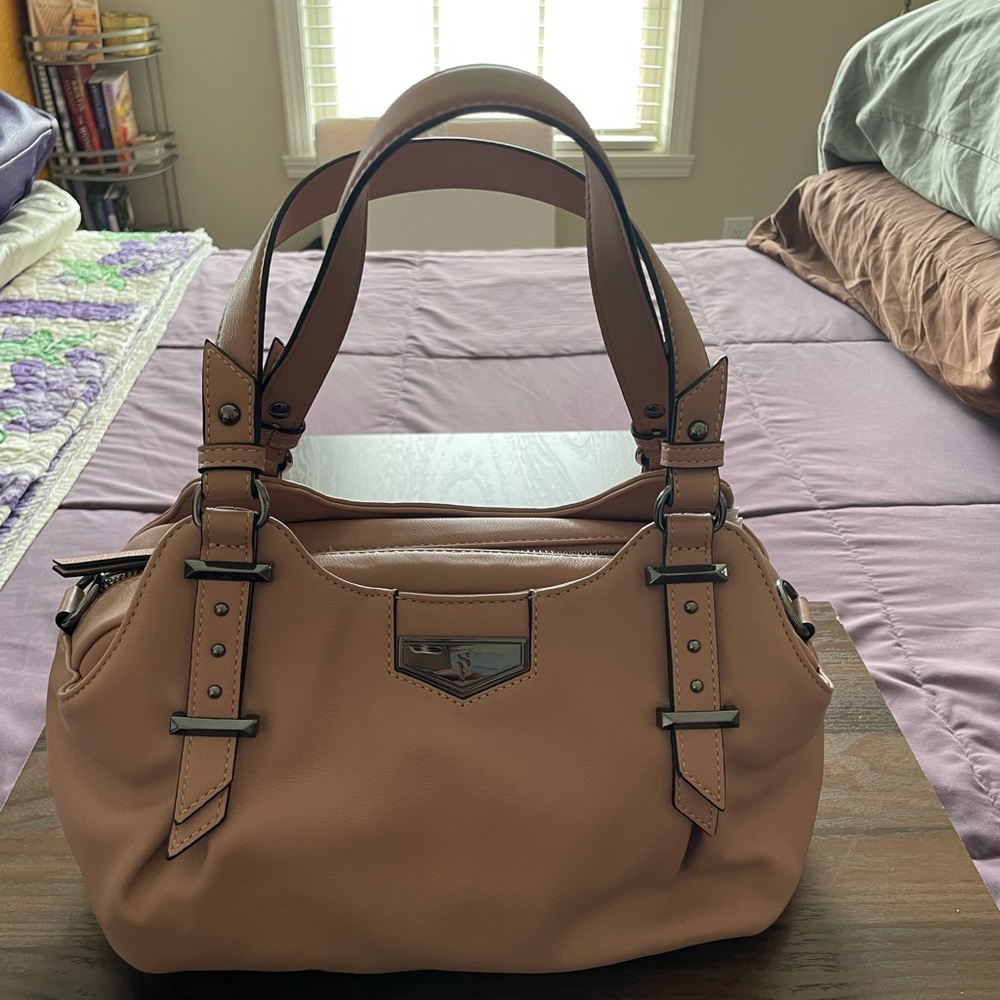 Simply Vera Vera Wang Pink Shoulder Bag with Versatile Design